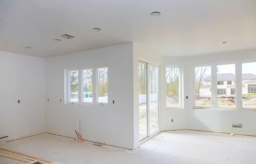 House under construction - new addition