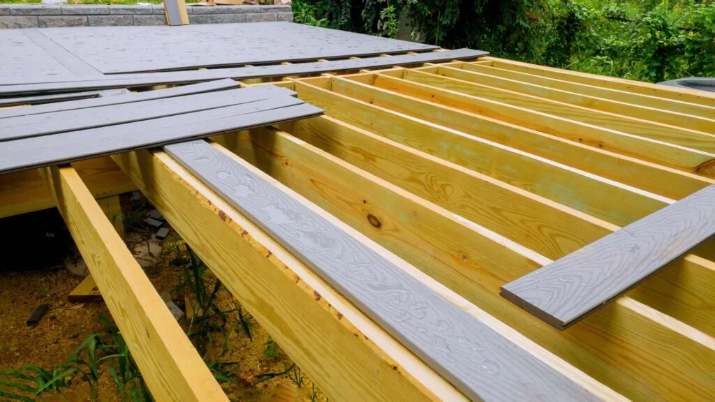 Wood for deck construction
